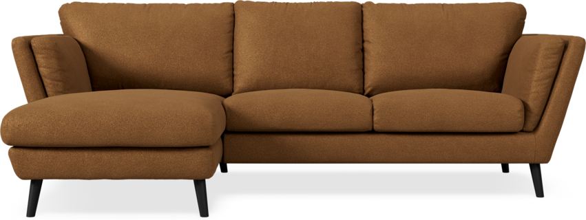 Madison Lux - 2-sits soffa med schäslong vänster - Brun