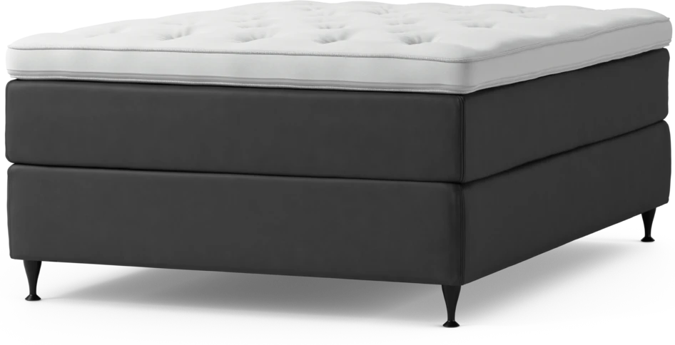 Delux Exclusive - Kontinentalsäng, enkelsäng 140 cm med bäddmadrass och sängben