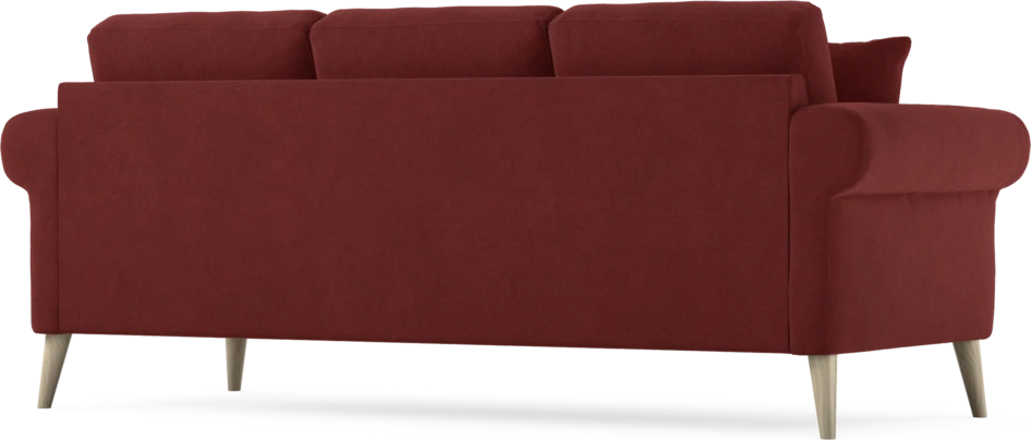Eden - 3-sits soffa - Röd