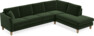 Eden - 3-sits soffa med divan - Grön