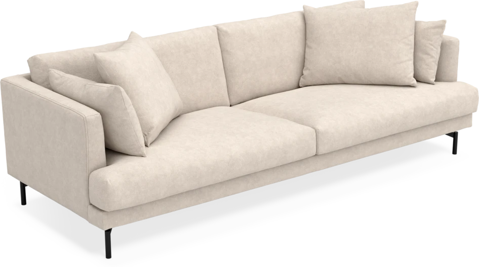Harper - 4-sits soffa - Vit