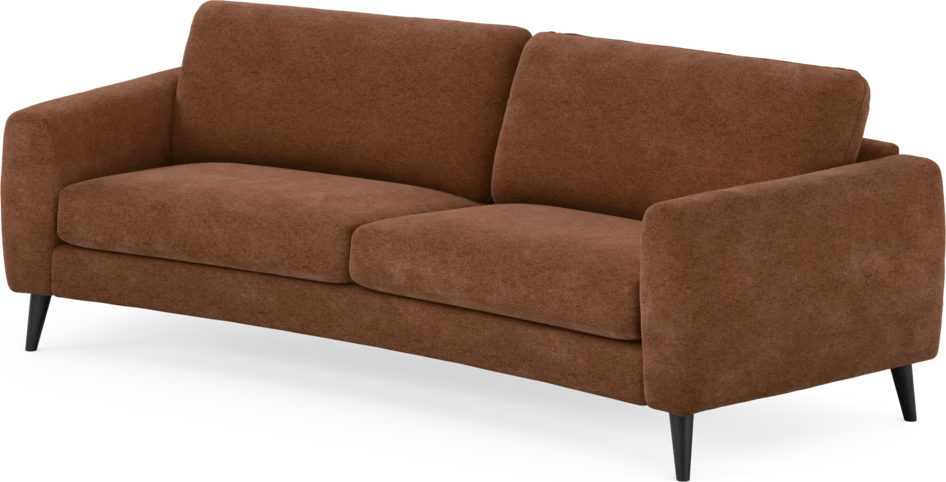 Bridge - 3-sits soffa svängd - Orange