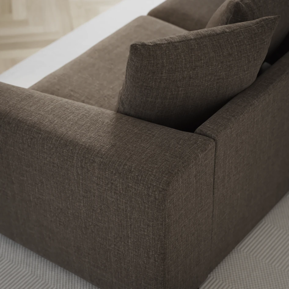 Town - 3-sits soffa - Brun
