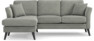 Eden - 2-sits soffa med schäslong - Grå