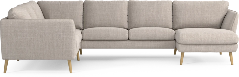 Madison Lux - Hörnsoffa med schäslong höger - Beige
