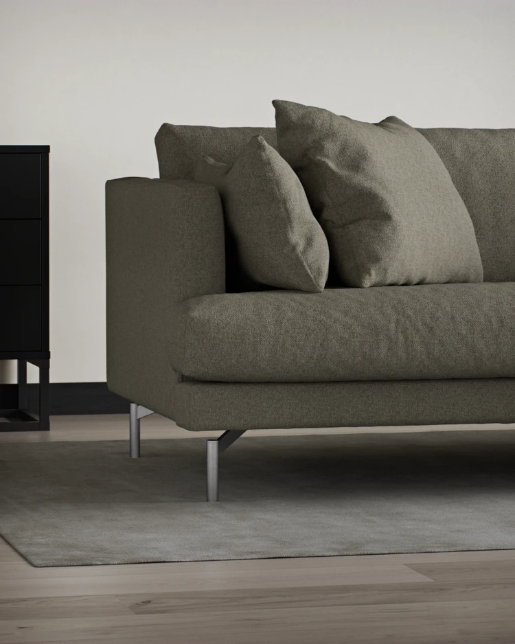 Harper - 3-sits soffa, hel dyna - inspiration