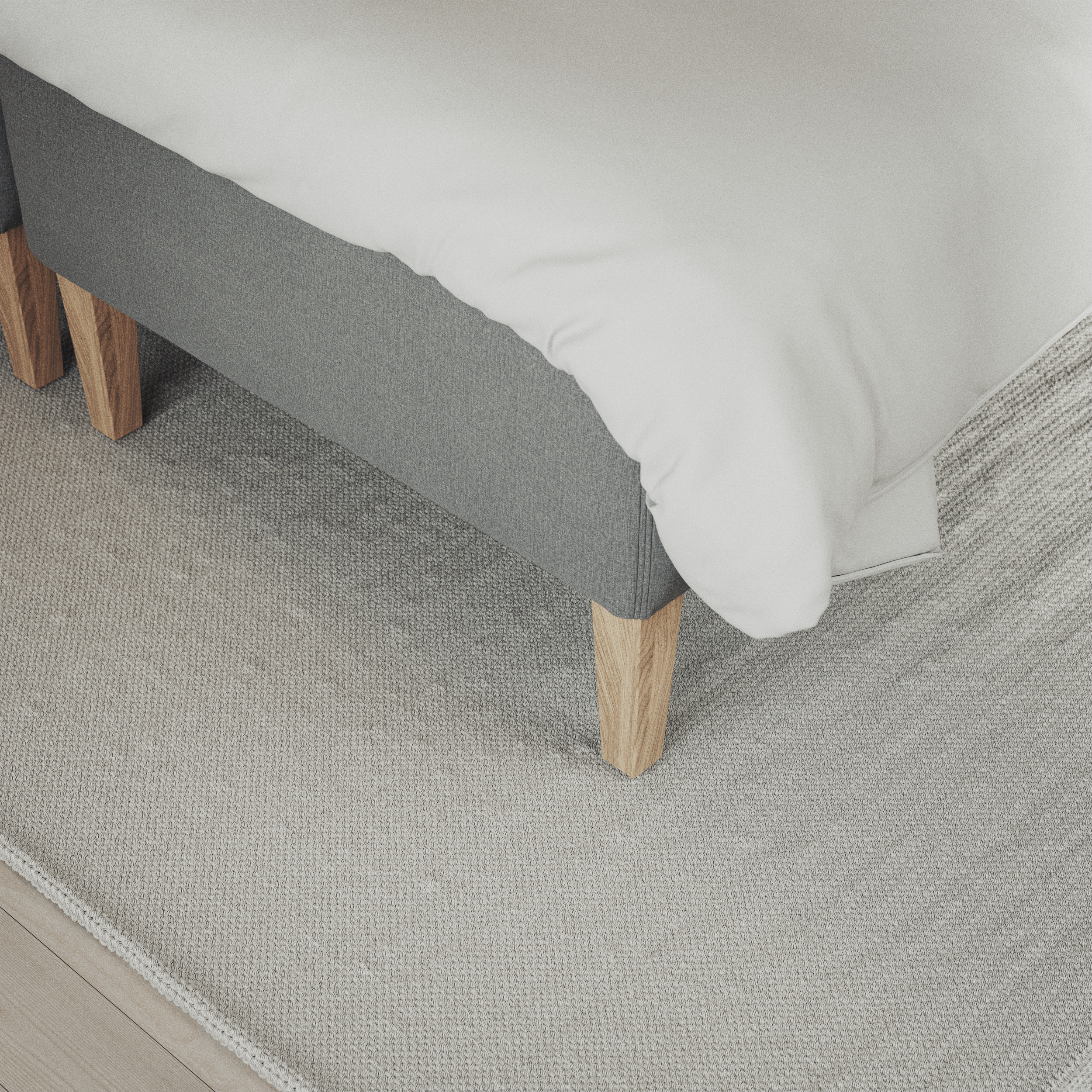 Delux Exclusive - Kontinentalsäng, enkelsäng 120 cm med bäddmadrass och sängben - inspiration