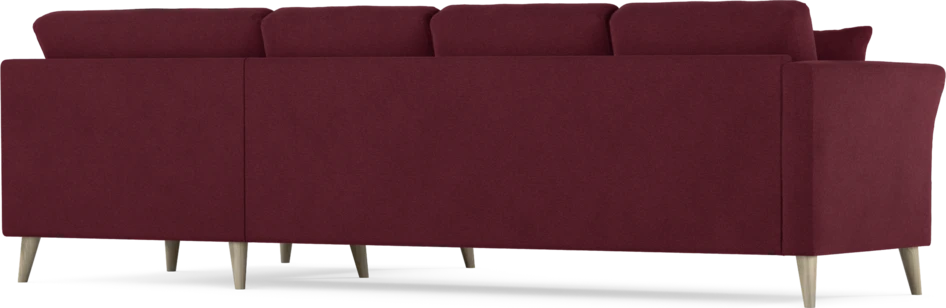 Eden - Hörnsoffa, 3+1-sits - Röd