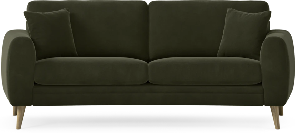 Eden - 2,5-sits soffa svängd - Grön