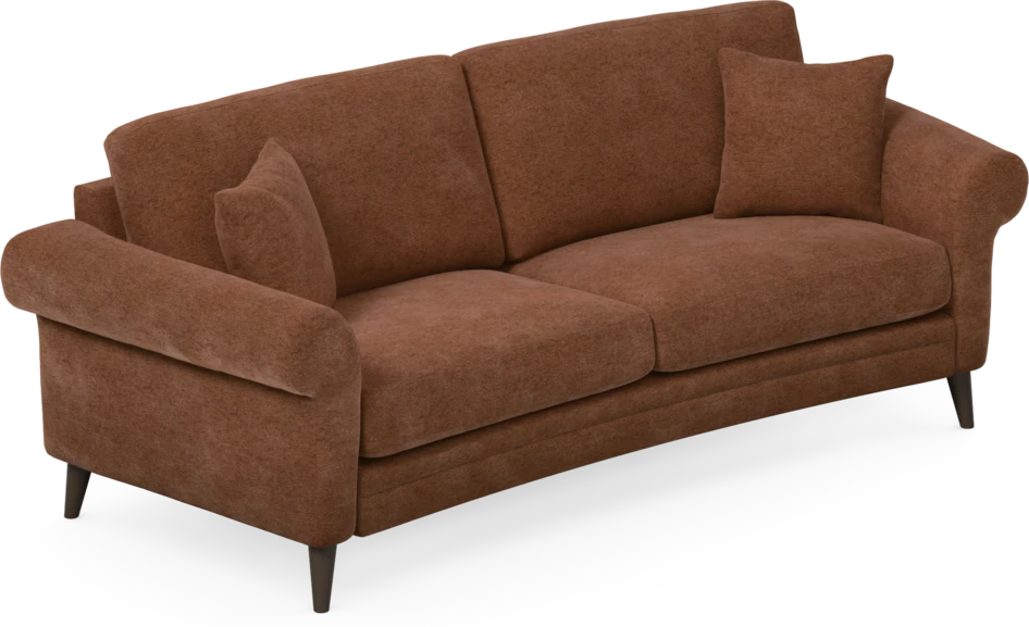 Eden - 2,5-sits soffa svängd - Orange