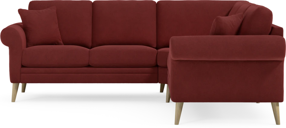 Eden - Hörnsoffa, 2+2-sits - Röd