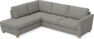 Friday - 2,5-sits soffa med divan vänster - Grå