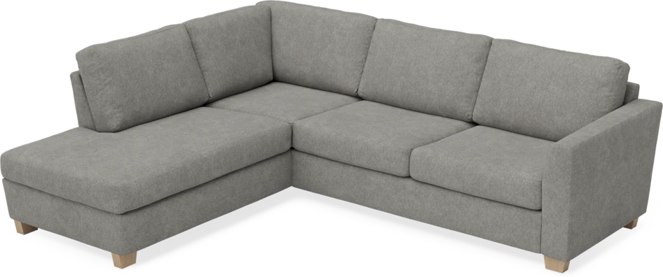 Friday - 2,5-sits soffa med divan vänster - Grå