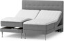 Särö Comfort - Ställbar säng, dubbelsäng med bäddmadrass, sängben och Bris sänggavel