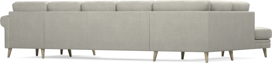 Eden - 3-sits soffa med divan vänster och schäslong höger - Grå