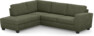 Friday - 2,5-sits soffa med divan vänster - Grön