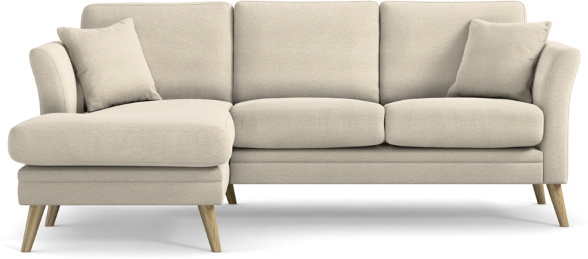 Eden - 2-sits soffa med schäslong - Beige