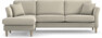 Eden - 2,5-sits soffa med schäslong - Beige