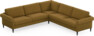 Bridge - Hörnsoffa, 3+3-sits - Gul