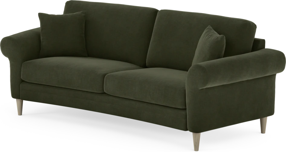 Eden - 2,5-sits soffa svängd - Grön