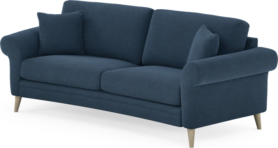 Eden - 2,5-sits soffa svängd - Blå