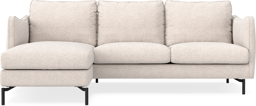 Madison Lux - 2-sits soffa med schäslong vänster - Beige