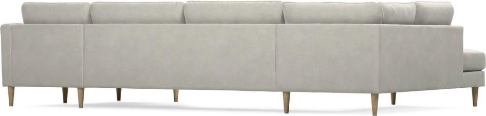 Bridge - 3-sits soffa med divan vänster och schäslong höger - Grå