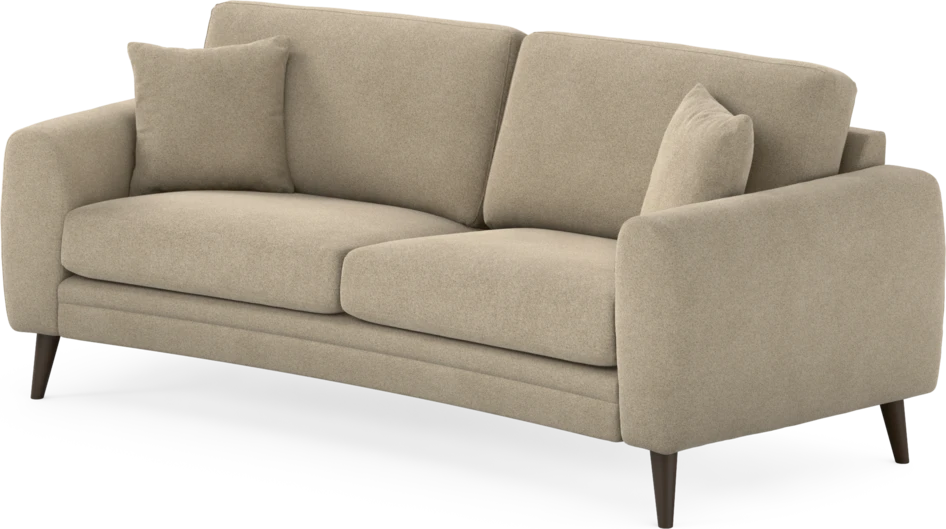 Eden - 2,5-sits soffa svängd - Beige