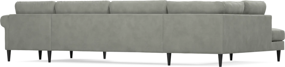 Bridge - 3-sits soffa med divan vänster och schäslong höger - Grå