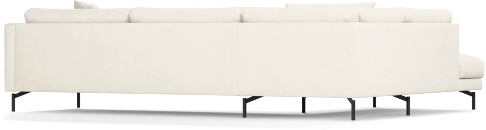 Harper - 3-sits soffa med divan vänster - Vit