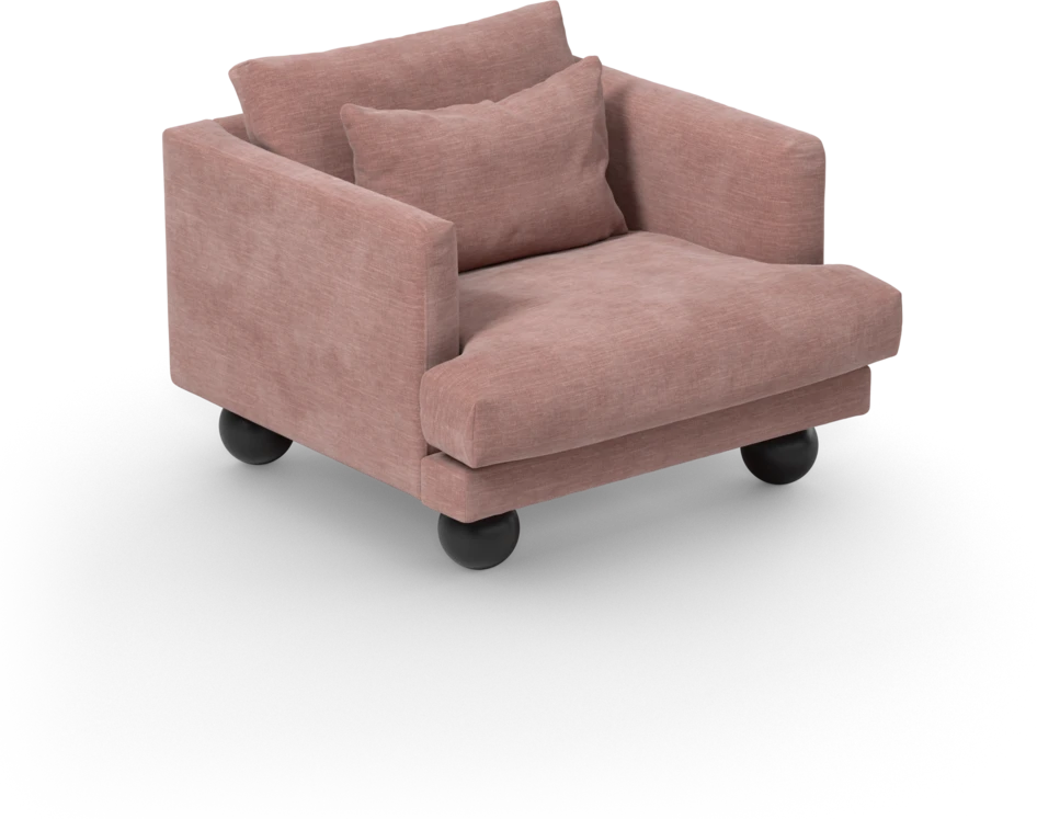 Harper - Fåtölj - Rosa