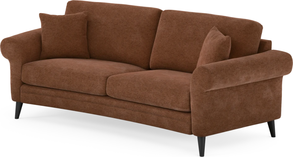 Eden - 2,5-sits soffa svängd - Orange