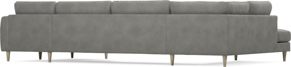 Bridge - 3-sits soffa med divan vänster och schäslong höger - Grå