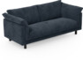Cherrie - 2,5-sits soffa, hel dyna, fast klädsel - Blå