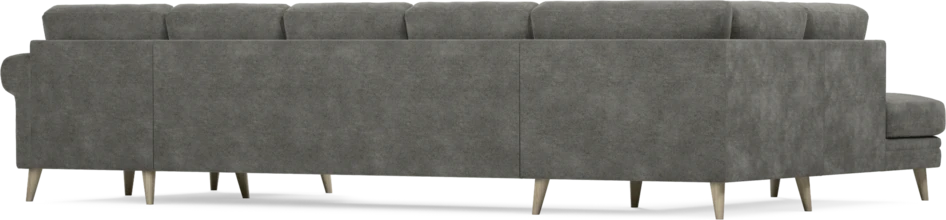 Eden - 3-sits soffa med divan vänster och schäslong höger - Grå