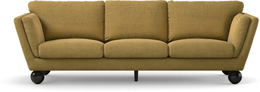 Madison Lux - 4-sits soffa - Gul