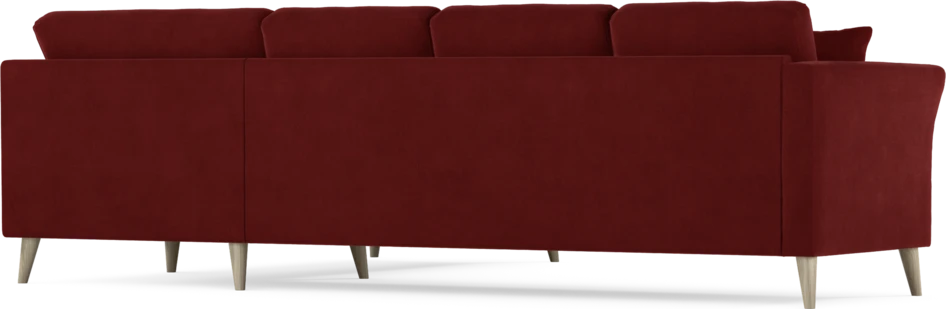 Eden - Hörnsoffa, 3+2-sits - Röd