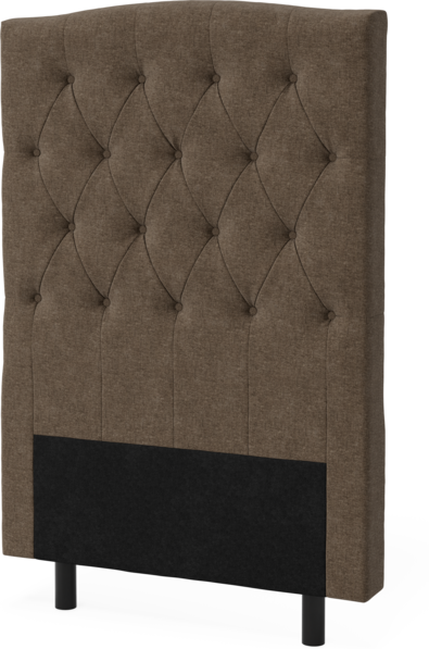 Queen - Sänggavel, 90-210 cm - Brun
