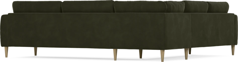 Bridge - Hörnsoffa, 2+3-sits - Grön