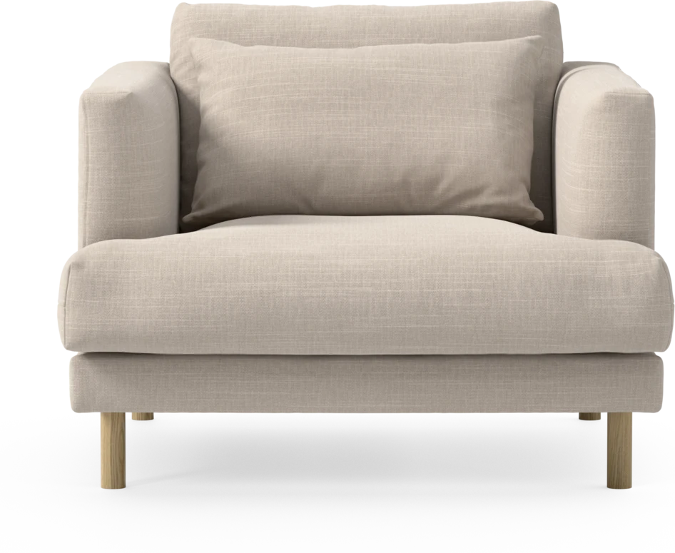 Harper - Fåtölj, 75 cm - Beige