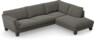 Madison Lux - 3-sits soffa med divan höger - Grå