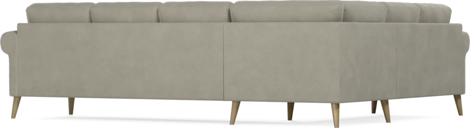 Eden - Hörnsoffa, 2+3-sits - Brun