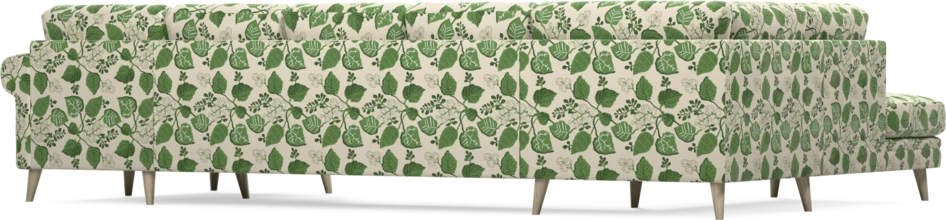 Eden - 3-sits soffa med divan vänster och schäslong höger - Flerfärgad