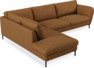 Madison - 3-sits soffa med divan vänster - Brun