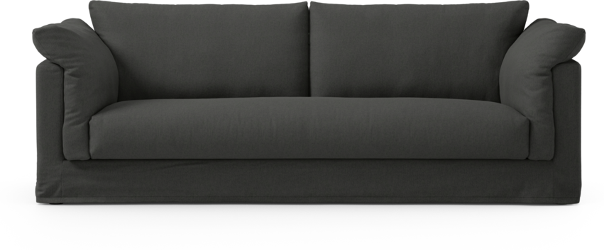 Cherrie Klädsel - Klädsel till 3-sits soffa, hel dyna - Grå
