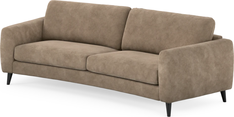 Bridge - 3-sits soffa svängd - Beige