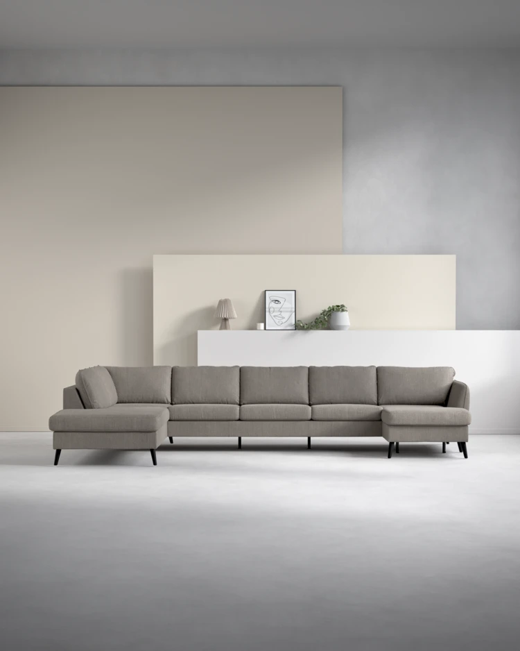 County - 4-sits soffa med divan vänster och schäslong höger - inspiration