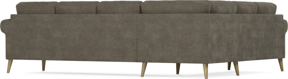Eden - Hörnsoffa, 2+3-sits - Brun
