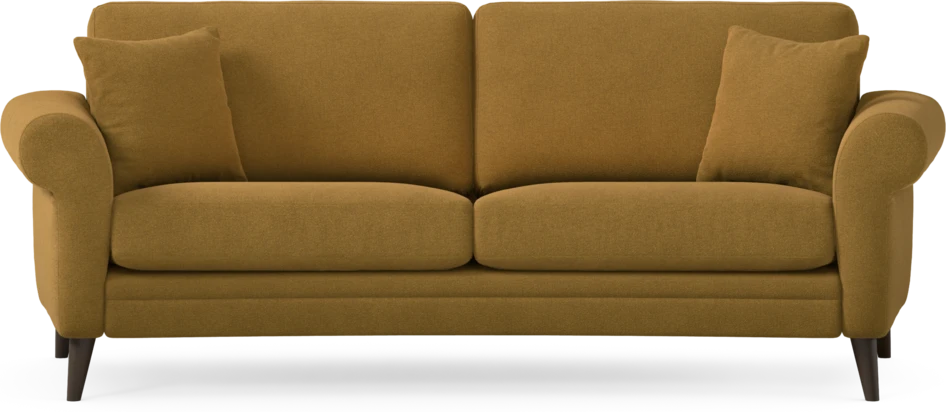 Eden - 2,5-sits soffa svängd - Gul