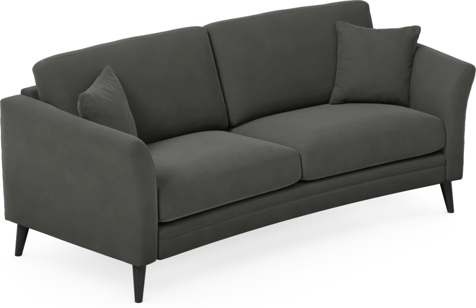 Eden - 2,5-sits soffa svängd - Grå